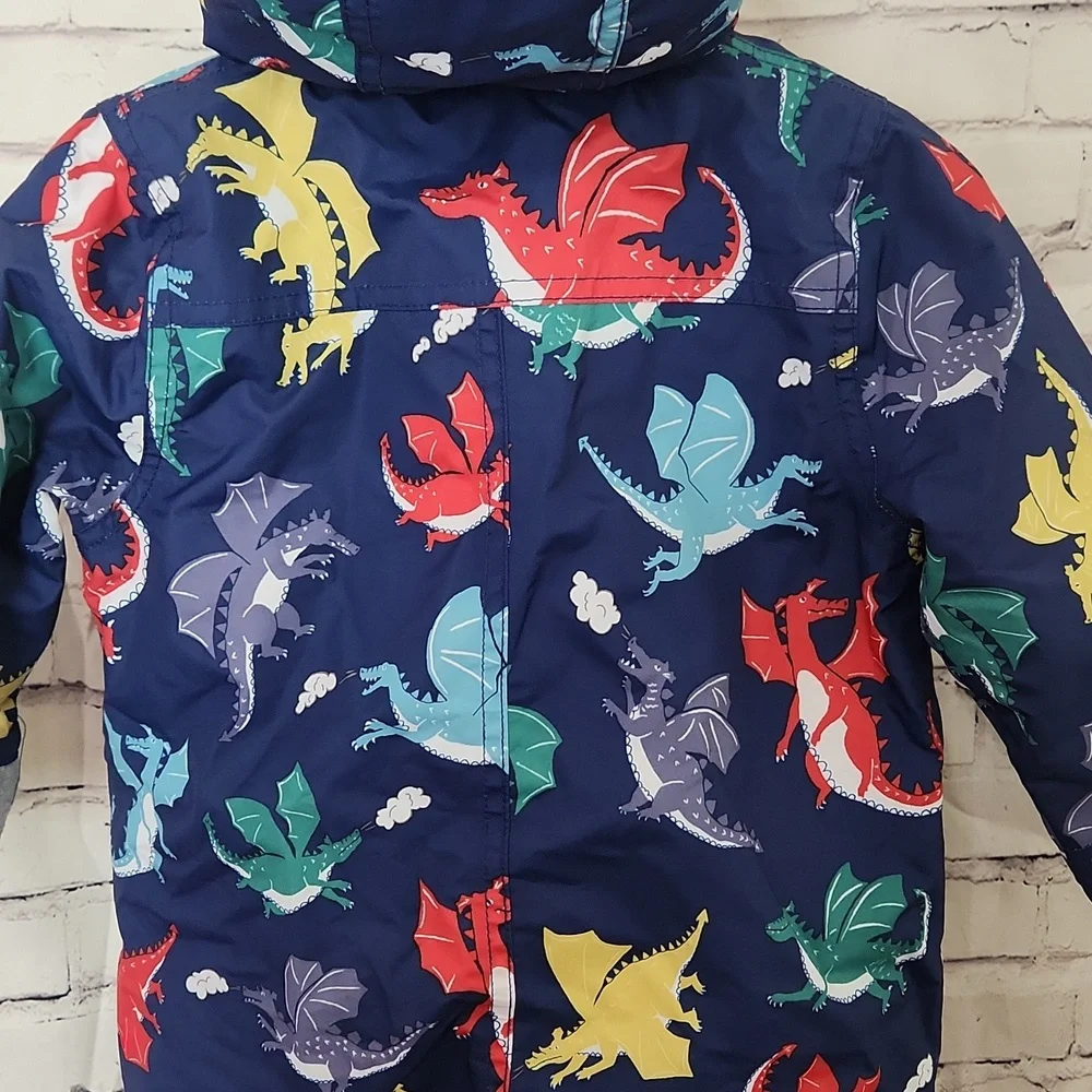 Baby Boden Dinosaur Print Footie With Booties, Baby Bunting, Size 3-6 Months
